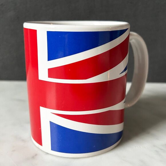 British Flag Mug Sampsons Ltd Coffee Cup Designed in Great Britain Union Jack - Picture 1 of 7